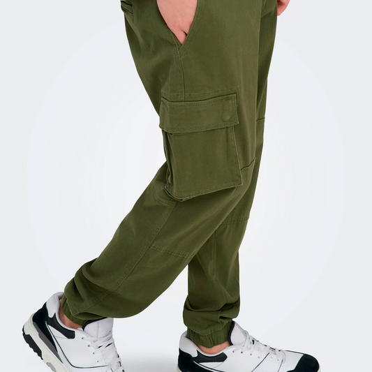 Pantalón Tapered Cargo verde- Erytheia Wear / Only Sons