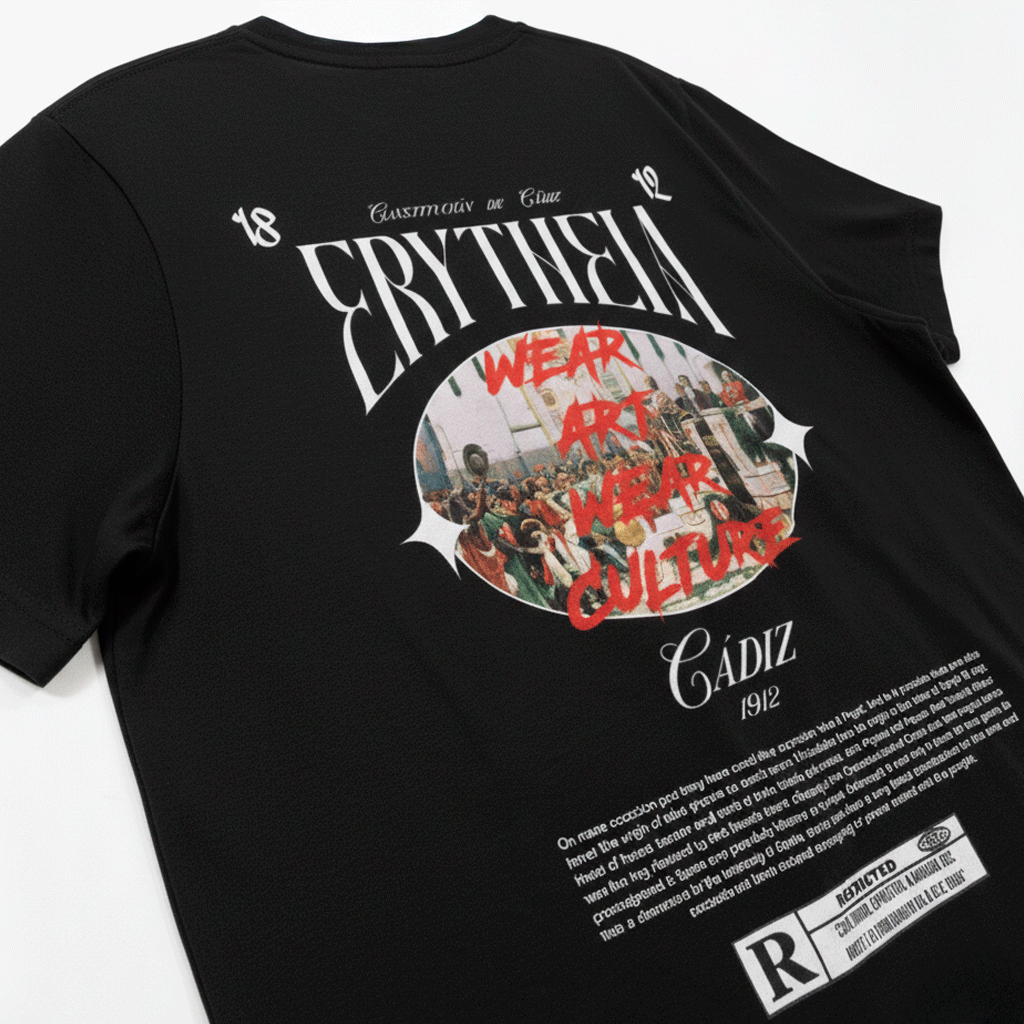 Camiseta oversized referente al cuadro de la promulgación 1812 (Copia)