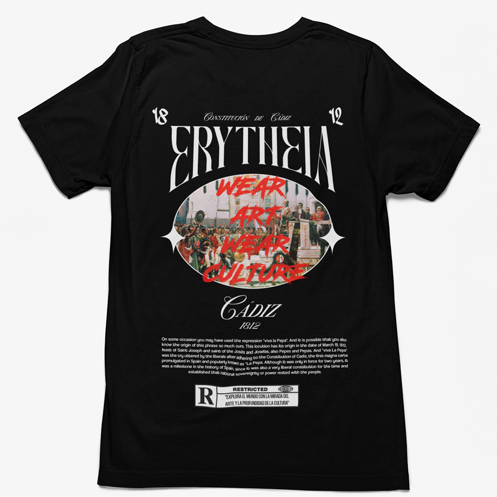 Camiseta oversized referente al cuadro de la promulgación 1812 (Copia)