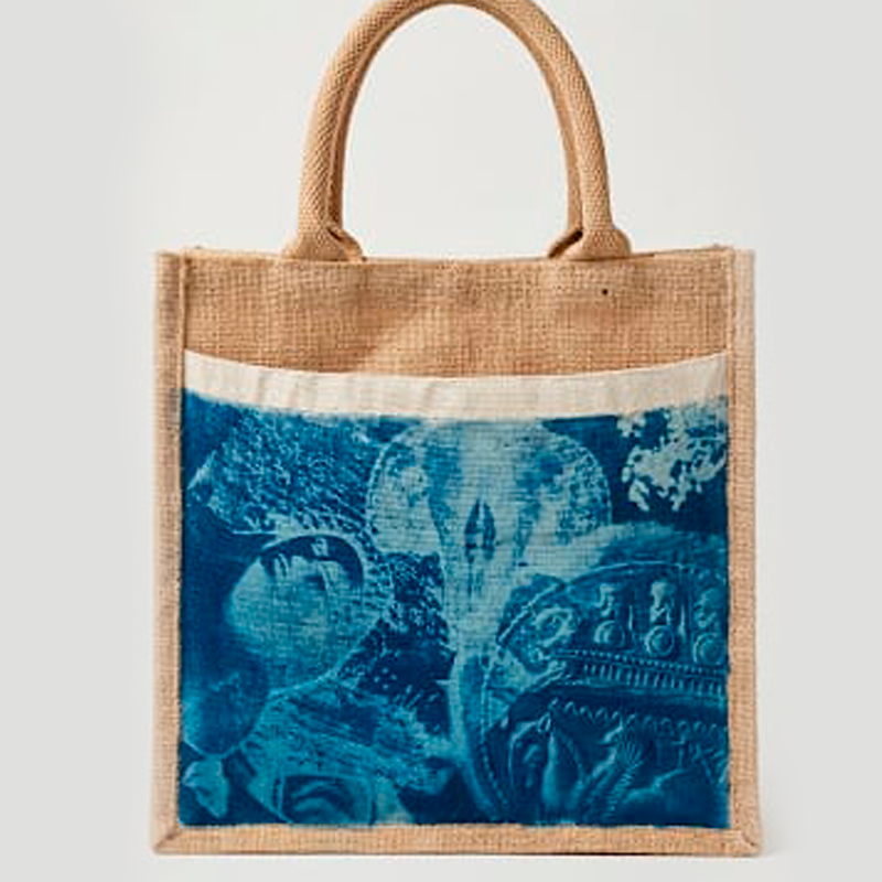 Bolso Orgánico Sarcófago y moneda Fenicia — Hand Made Exclusiva Fenicia
