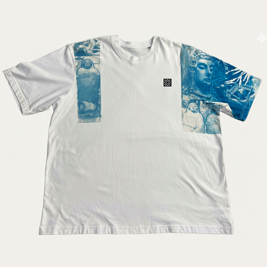 Camiseta Oversized Hand Made Sarcófago Dama