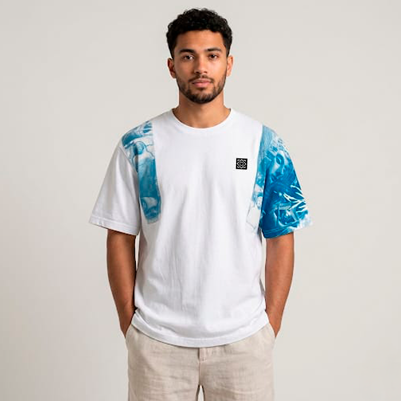 Camiseta Oversized Hand Made Sarcófago Dama