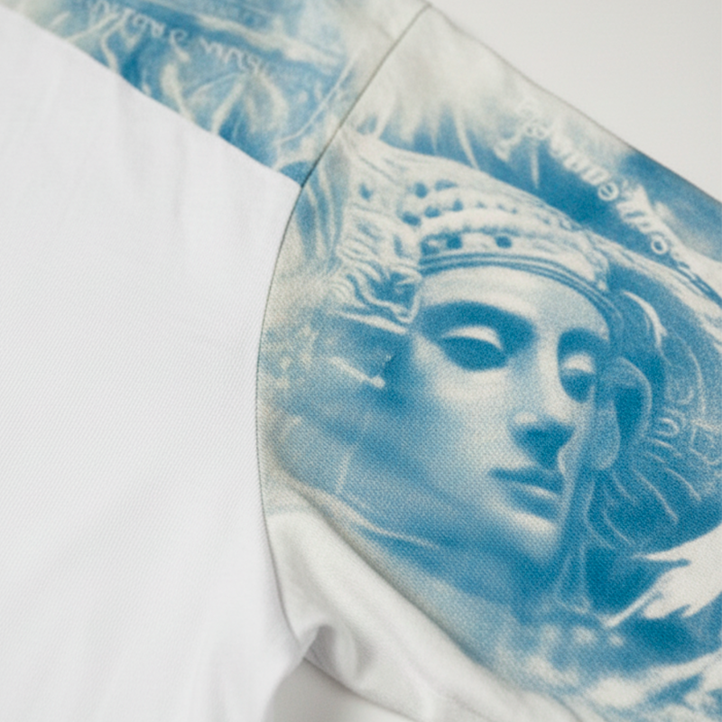 Camiseta Oversized Hand Made Exclusiva Moneda Dama