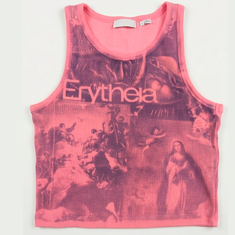 Camiseta Crop Tirantes Milagros - Hand Made Exclusiva.