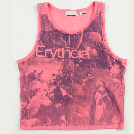 Camiseta Crop Tirantes Milagros - Hand Made Exclusiva.