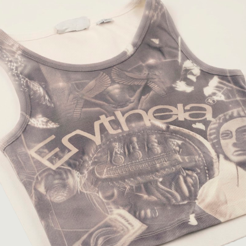 Camiseta Crop Tirantes Alas - Hand Made Exclusiva.