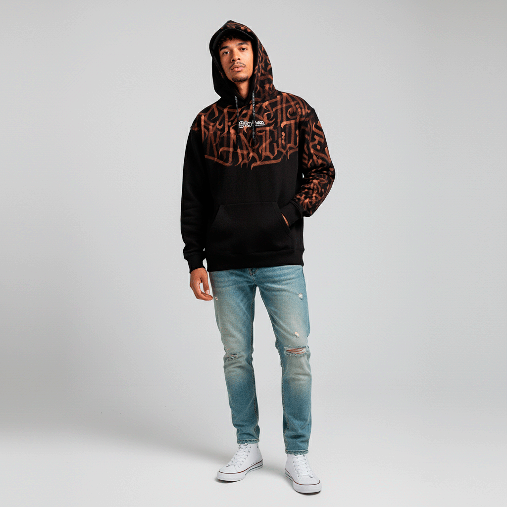 Sudadera con capucha Exclusiva hand made