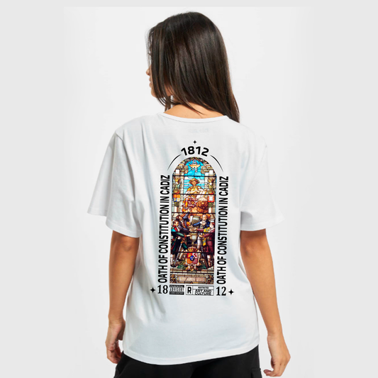 Camiseta oversize vidriera 1812