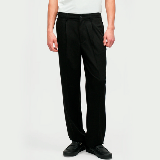 Pantalón Tailor Loose negro cintura elástica - Erytheia wear  / Only Sons
